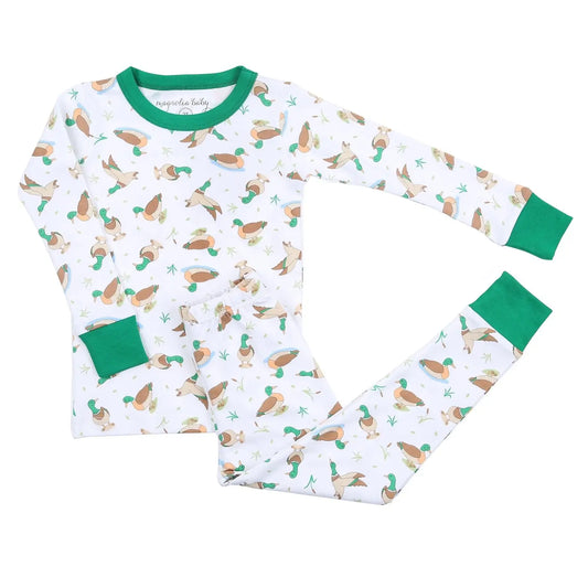 Majestic Mallard Pond Long Pajamas